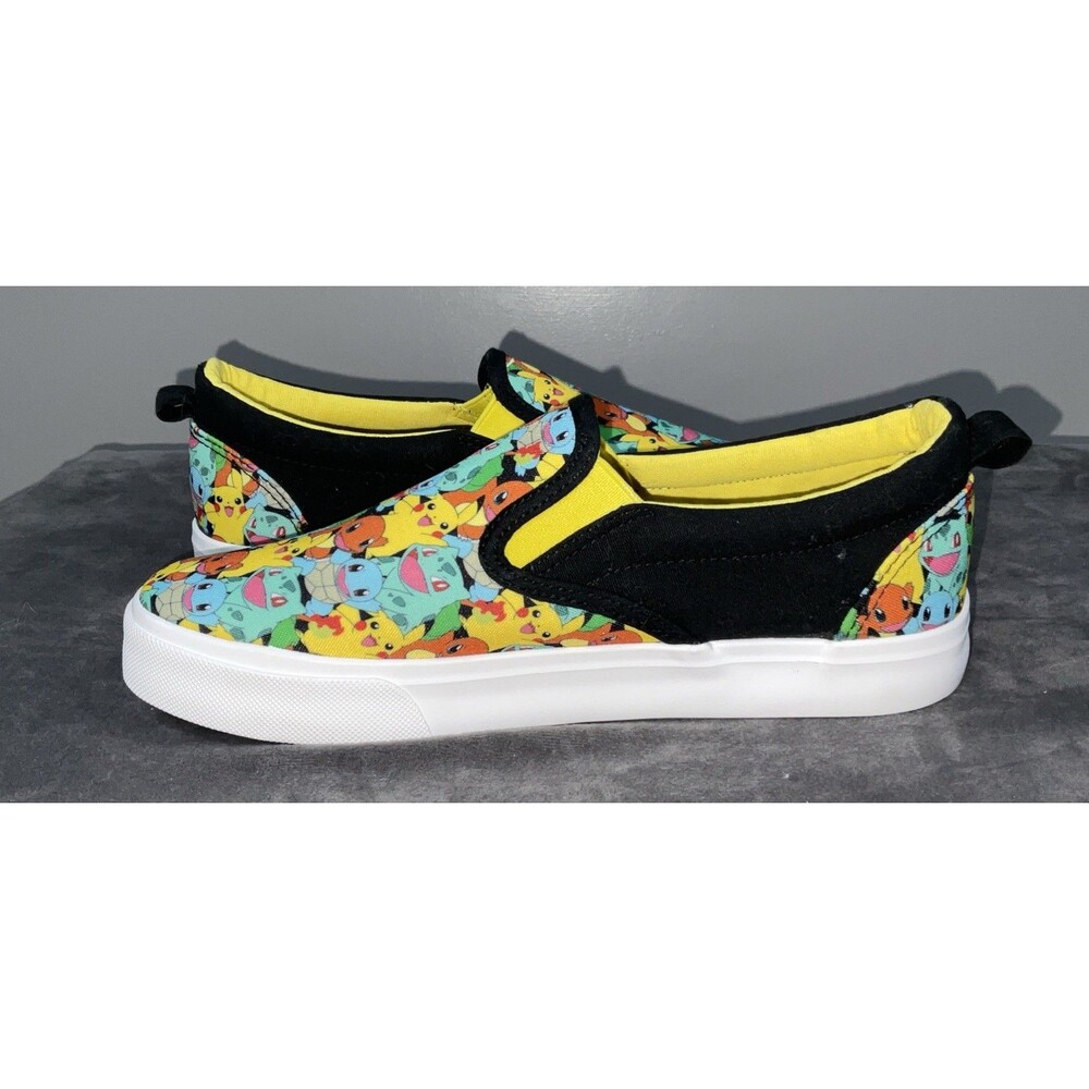 Pokémon Boys Pikachu Slip-On Sneakers Size 6 - Picture 9 of 11